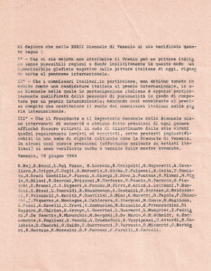 Manifesto contro la Biennale